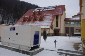  Запущена дизель-генераторна установка FG Wilson в готелі " Карпатські Зорі"